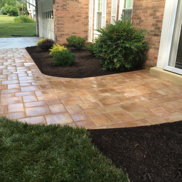 Paver walkway