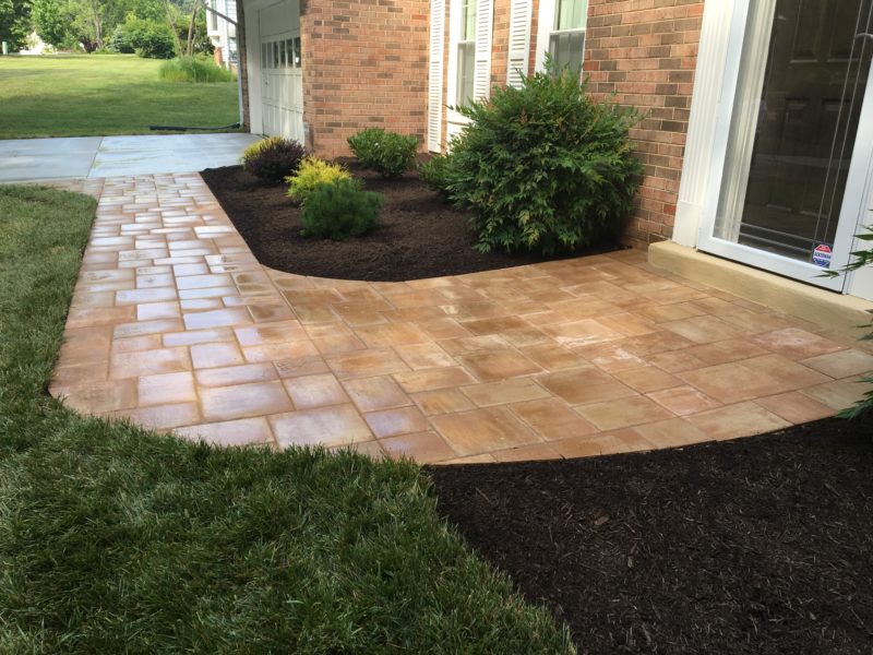 Paver walkway