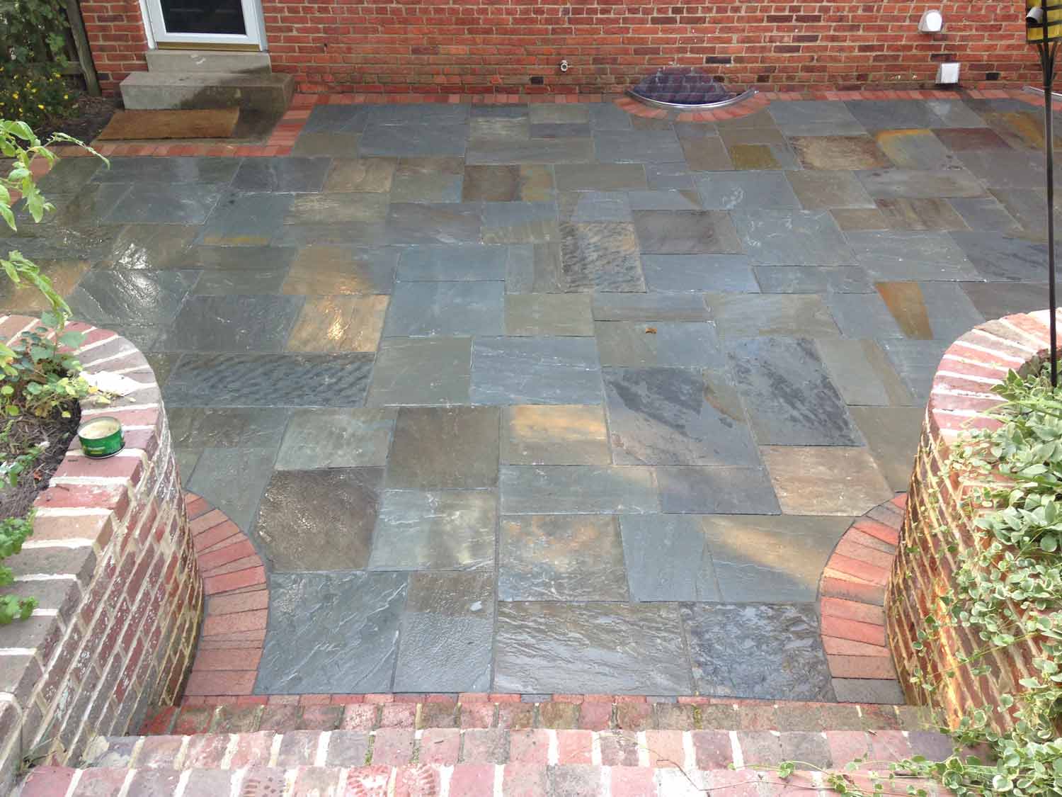 flagstone patio