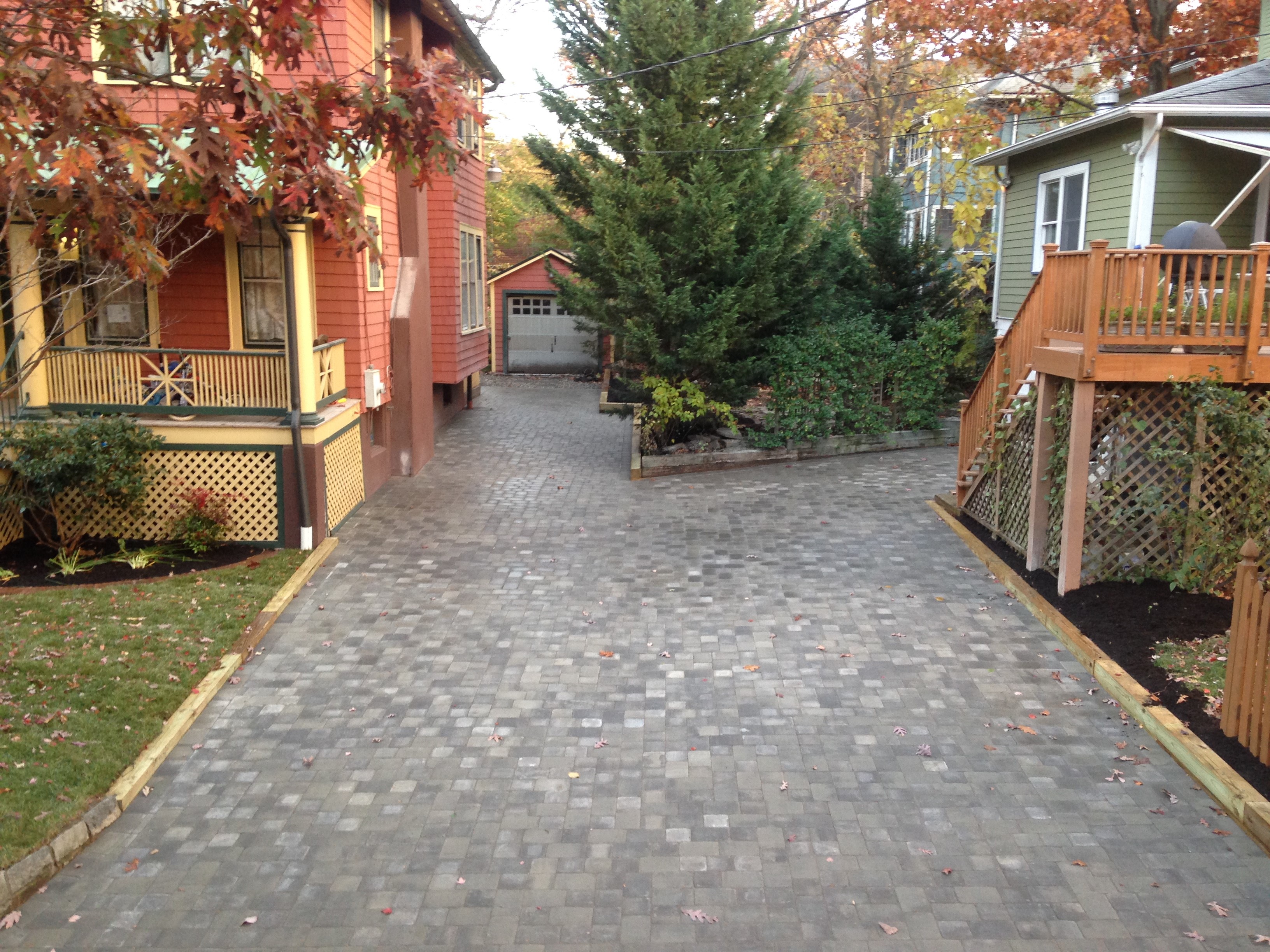 Paver driveway