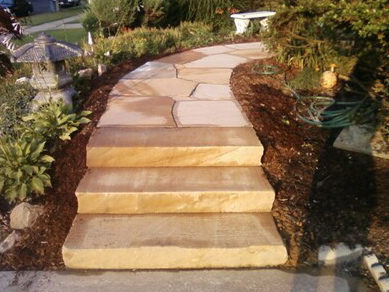 barn steps And Arizona Flagstone