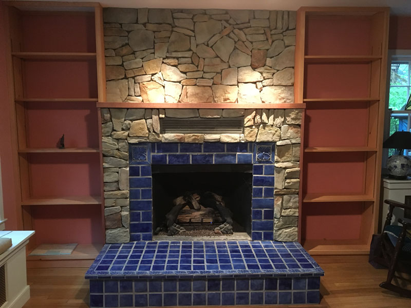 fireplace stone veneer