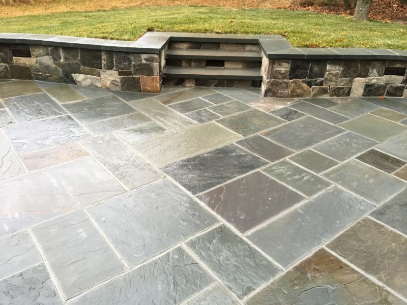 Flagstone Patio stone steps