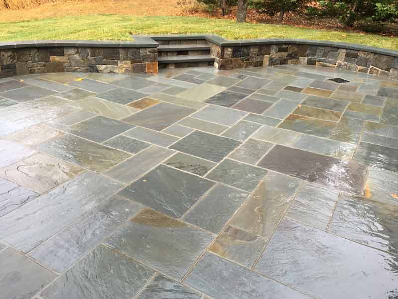 flagstone patio