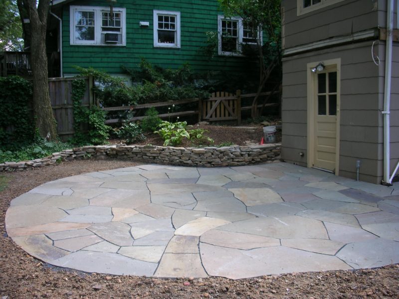 flagstone patio